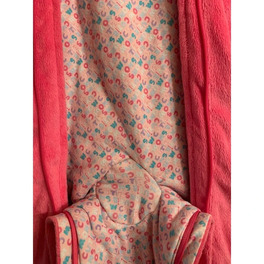 Minnie Mouse Disney Baby 3-6M PINK Cotton Lined Convertible 2 Zip Snowsuit